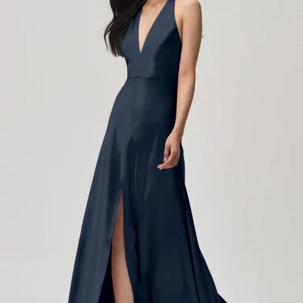 Jenny Yoo Corrine Bridesmaid Dress in French Blue